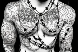 chain tattoo idea