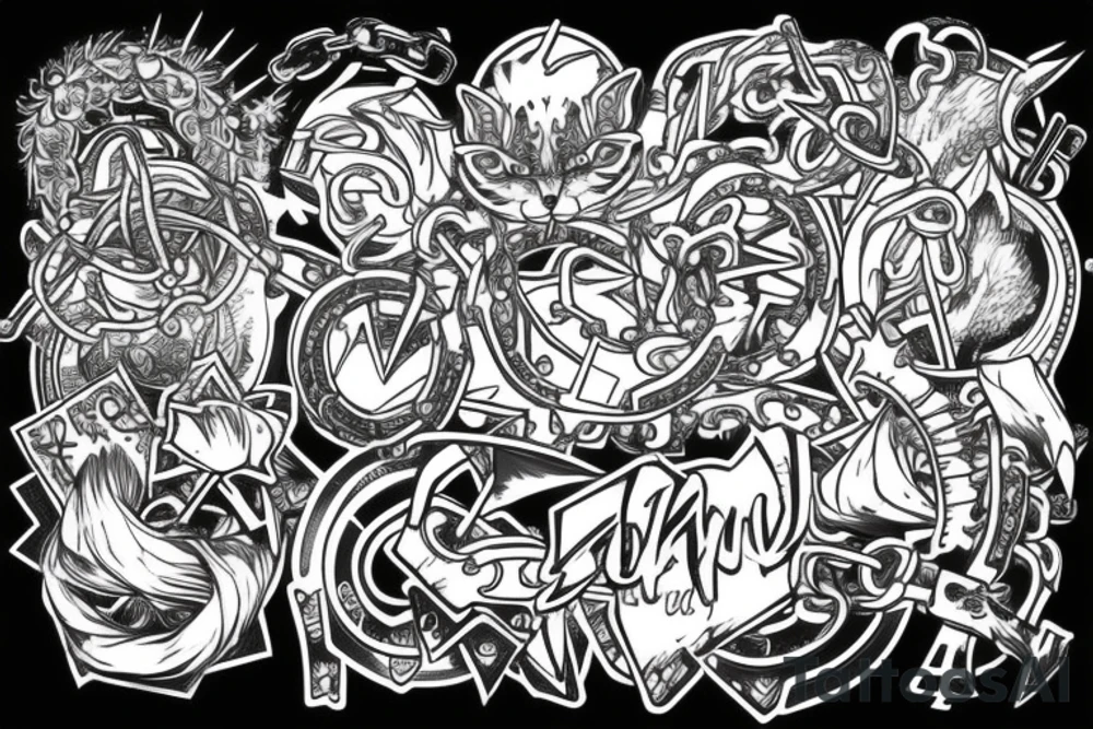 chain tattoo idea