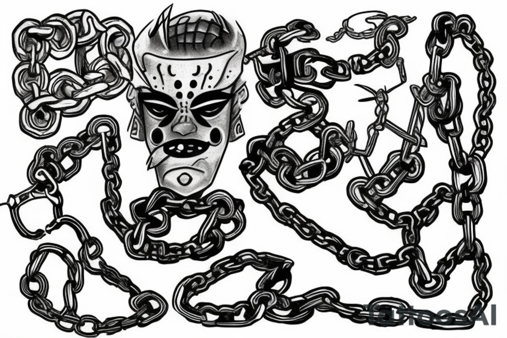 chain tattoo idea