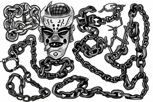 chain tattoo idea