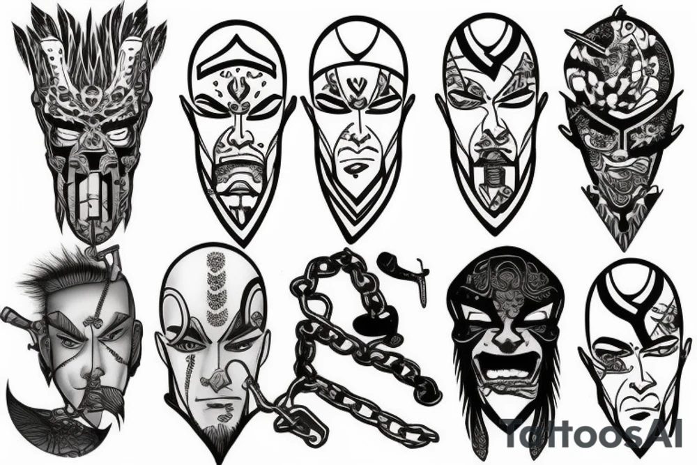 chain tattoo idea
