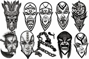 chain tattoo idea