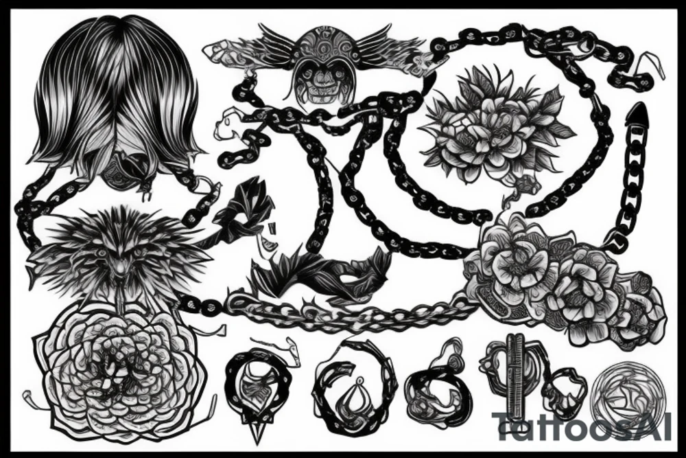 chain tattoo idea