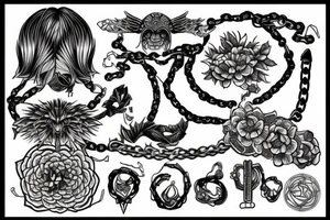 chain tattoo idea