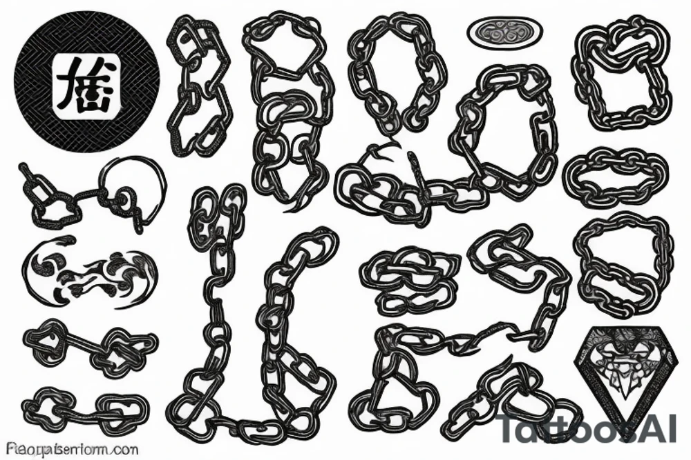 chain tattoo idea