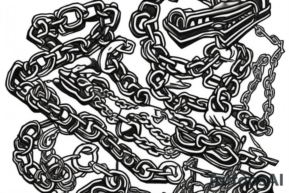 chain tattoo idea