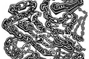 chain tattoo idea