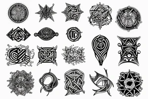 chain tattoo idea