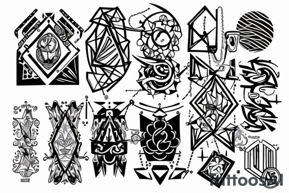 chain tattoo idea