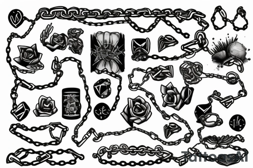 chain tattoo idea