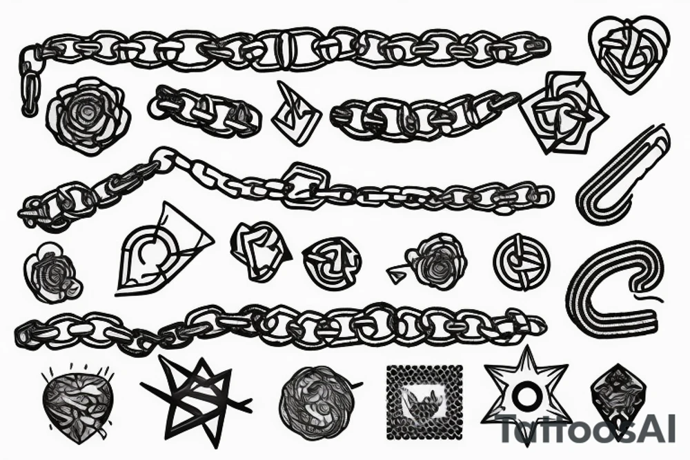 chain tattoo idea