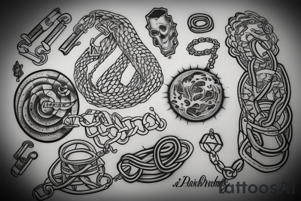 chains tattoo idea