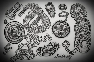 chains tattoo idea