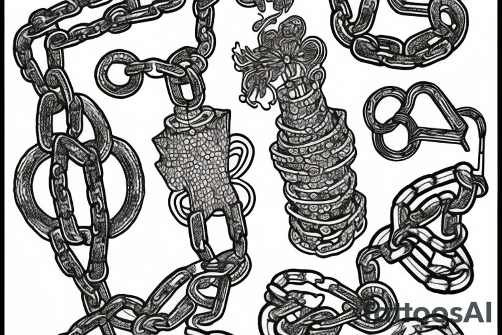 chains tattoo idea