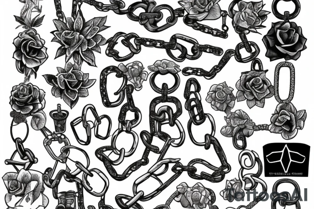 chains tattoo idea