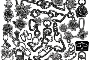 chains tattoo idea