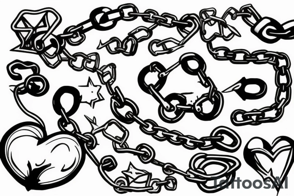 chains tattoo idea