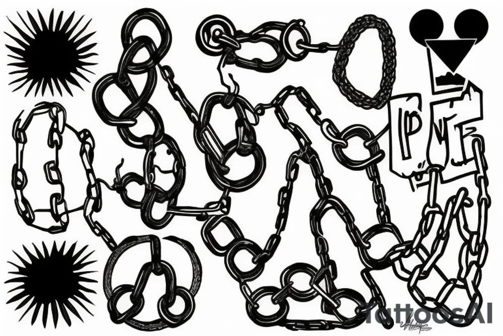 chains tattoo idea