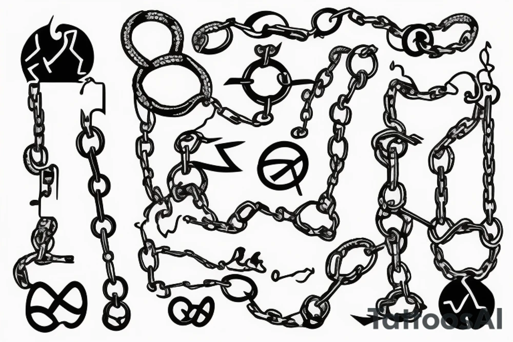 chains tattoo idea