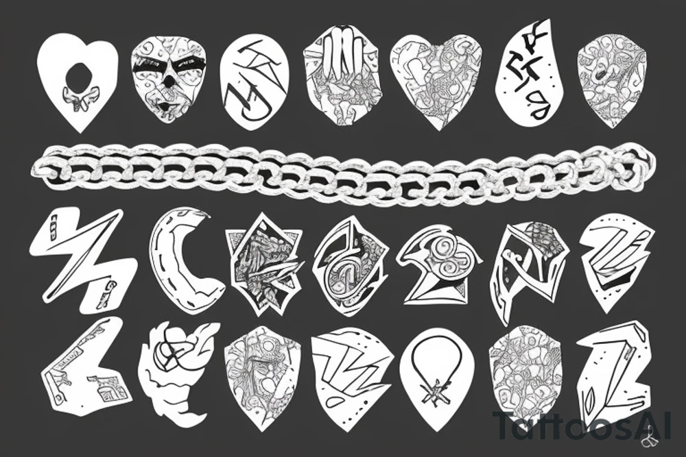 chains tattoo idea