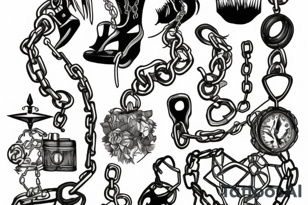 chains tattoo idea