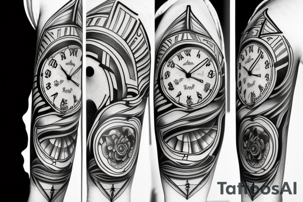time is running out tattoo idea