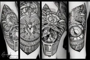 time is running out tattoo idea