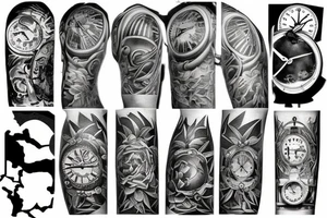 time is running out tattoo idea