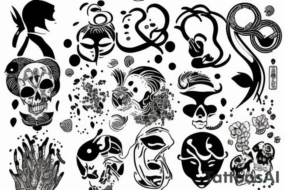 Anxiety overthinking tattoo idea