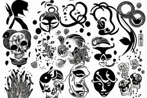 Anxiety overthinking tattoo idea