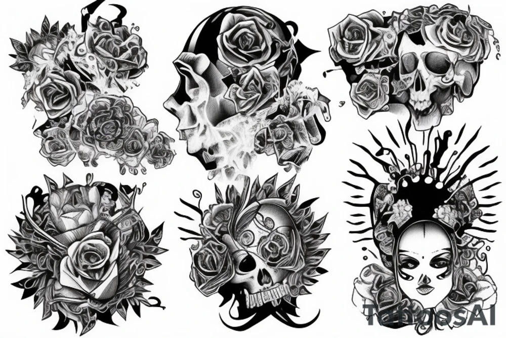 Anxiety overthinking tattoo idea