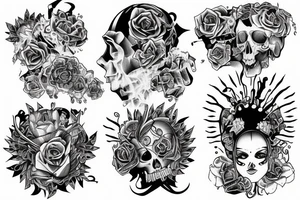 Anxiety overthinking tattoo idea
