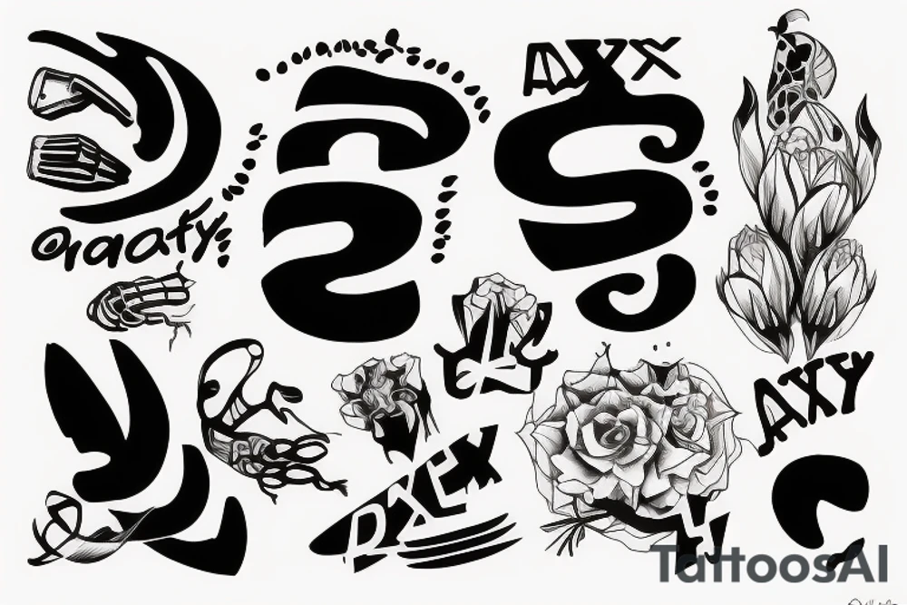 Anxiety overthinking tattoo idea