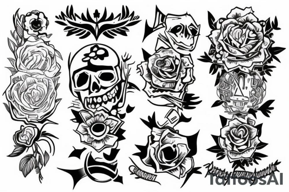 Anxiety overthinking tattoo idea