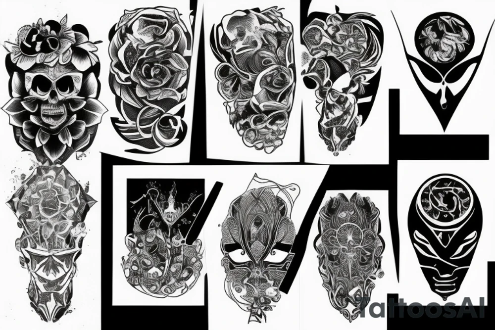 Lasers tattoo idea
