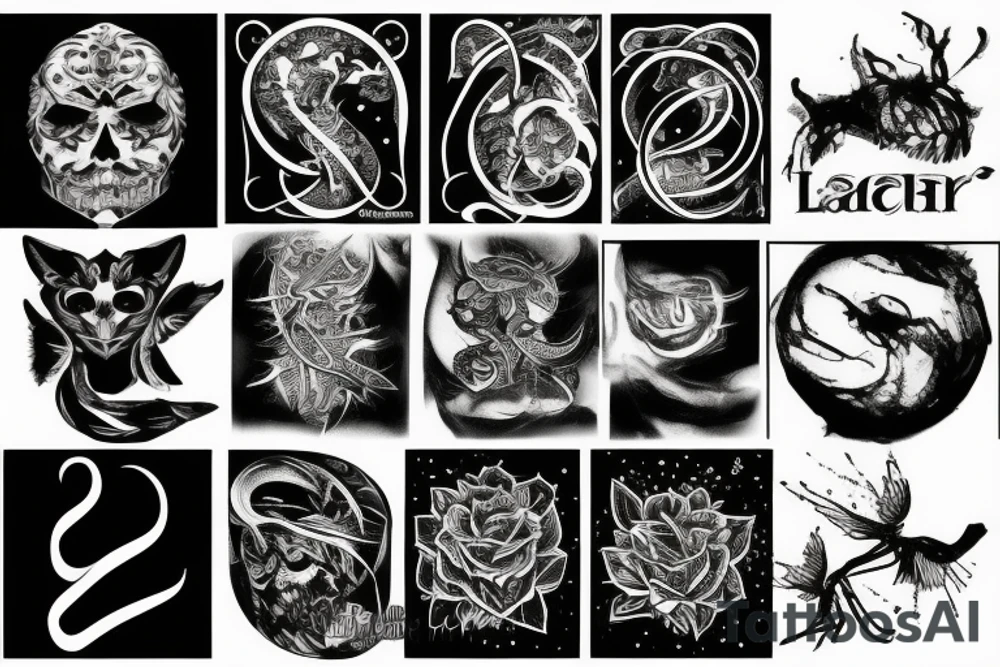 Lasers tattoo idea