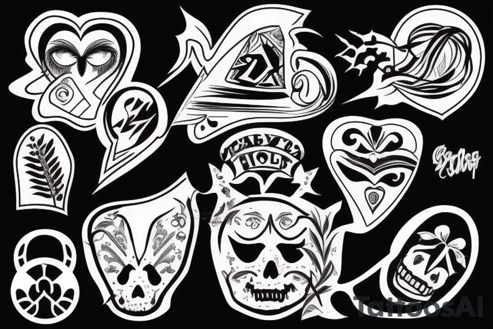 Lasers tattoo idea