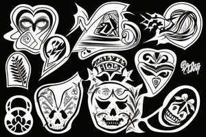 Lasers tattoo idea