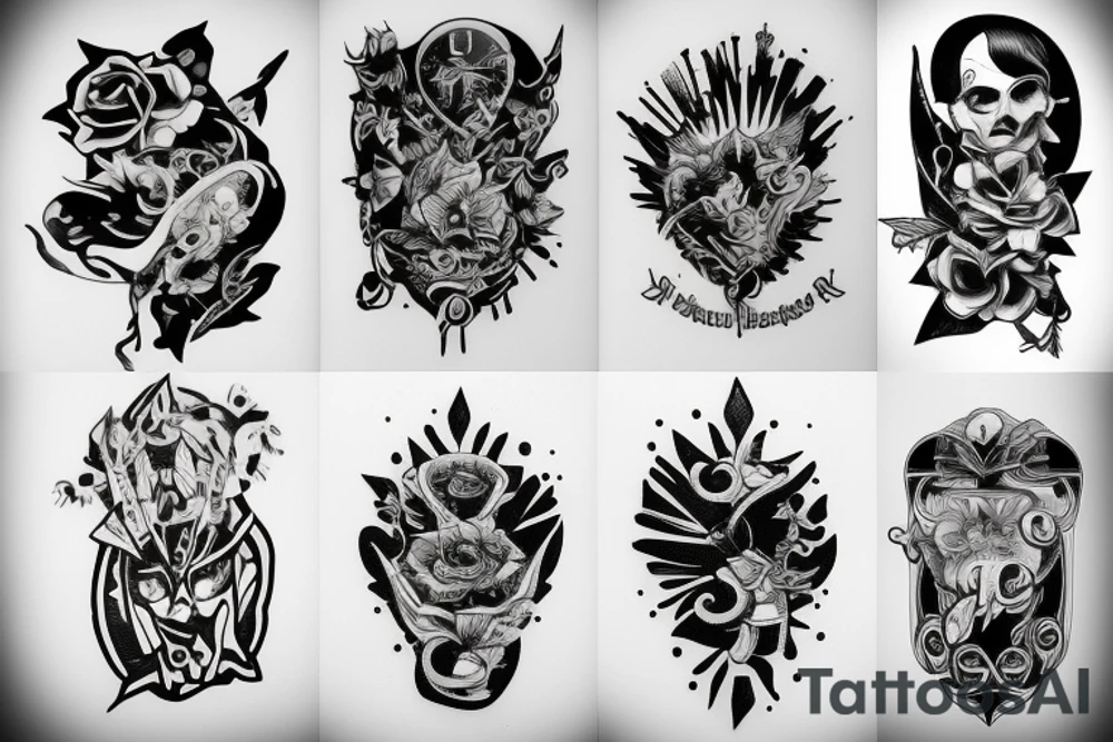 Lasers tattoo idea