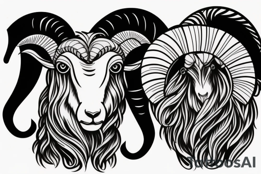 Ram sheep tattoo idea