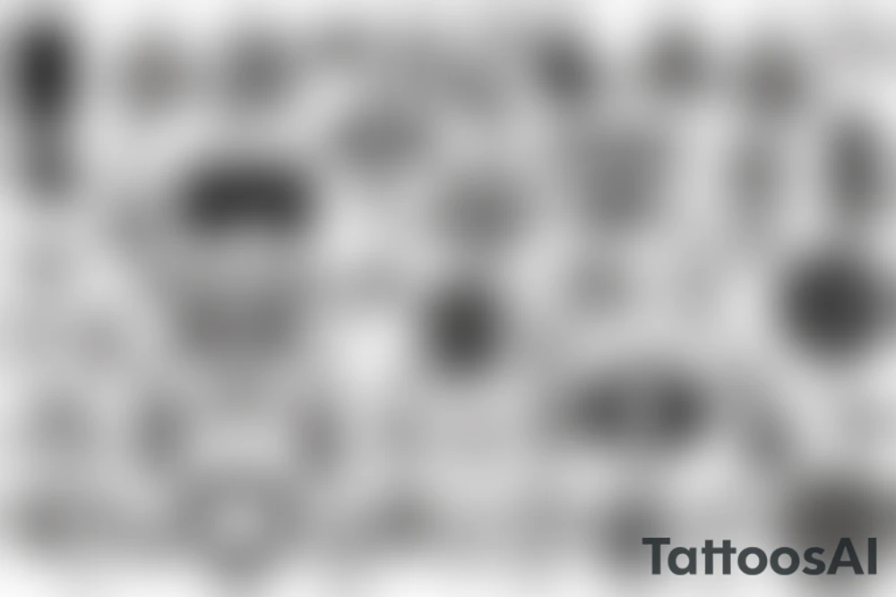 no crosses, no zeros, no alcoholics tattoo idea