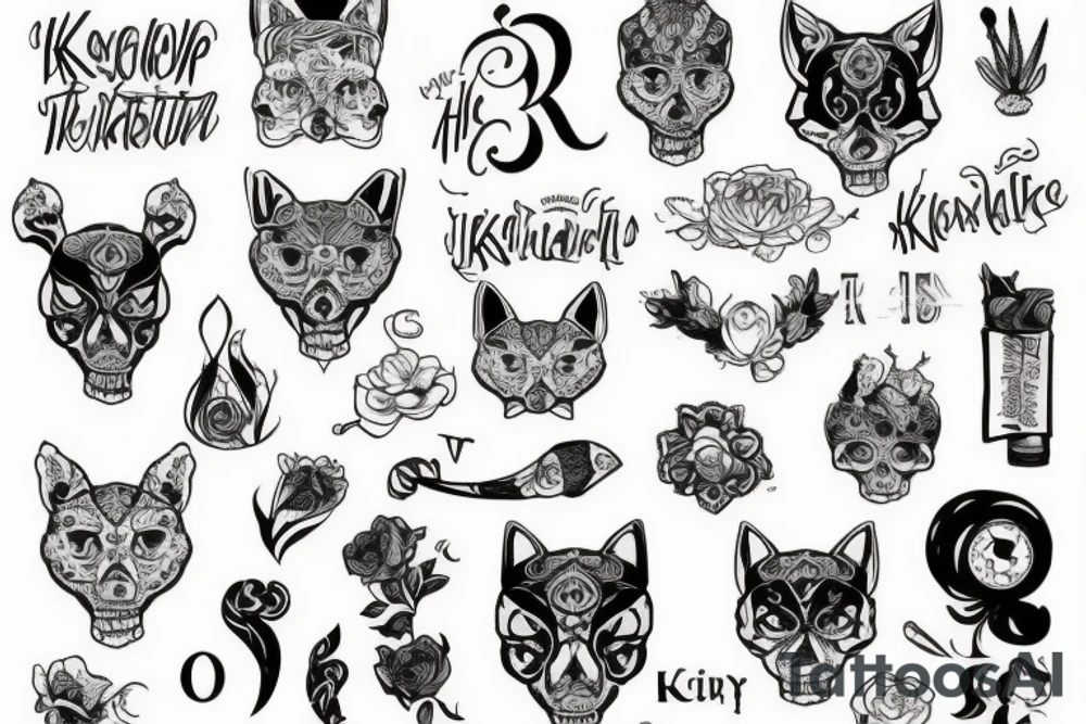 Самолет с координатами на карте с компасом tattoo idea