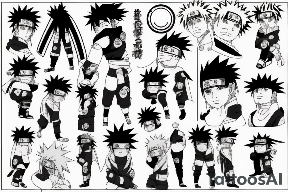 anime naruto tattoo idea