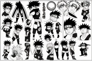 anime naruto tattoo idea