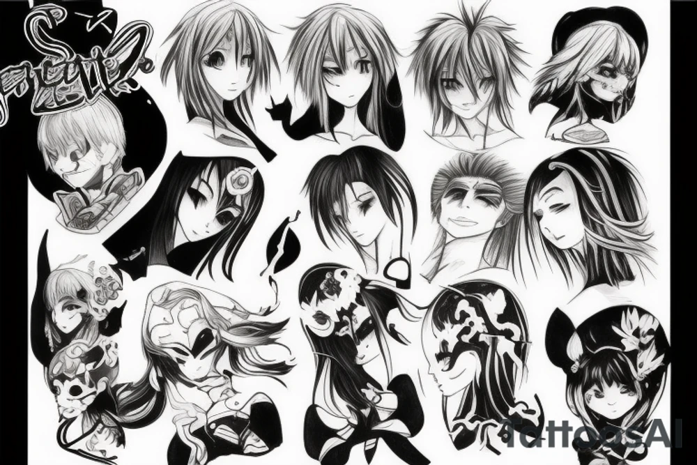 anime tattoo idea
