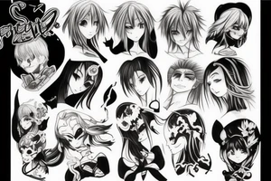 anime tattoo idea