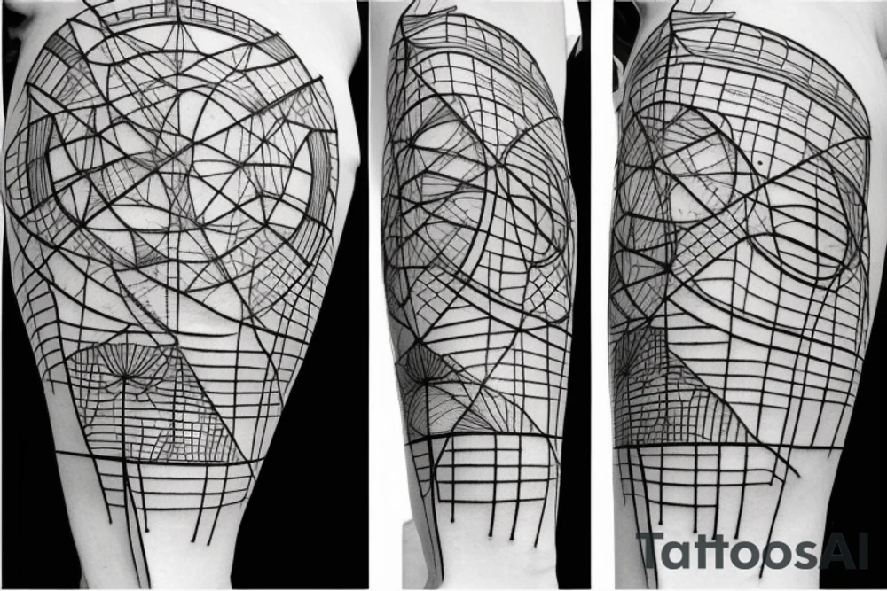 Informatic power lines, soldering lines tattoo idea