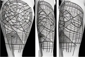 Informatic power lines, soldering lines tattoo idea