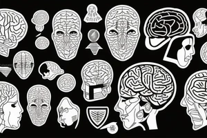 logic brain math straight lines tattoo idea