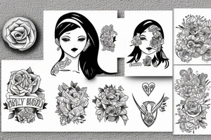 a girl missing her passed away boy friend tattoo idea